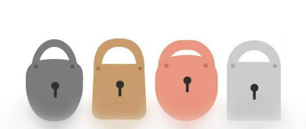 Выберите один из четырёх замков: