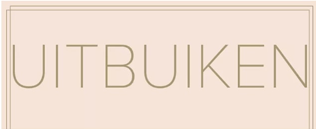 10. Uitbuiken