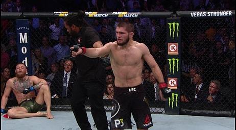 UFC 229'da Ortalık Karıştı! Yenilmez Khabib Nurmagomedov, Conor McGregor ile Hesabını Gördü