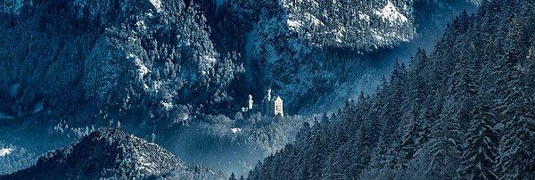 Almanya'nın Bavyera eyaletinde yer alan Neuschwanstein Kalesi