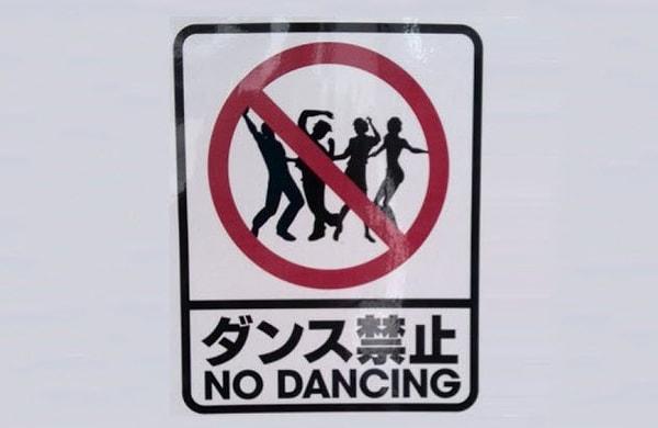 1. Japonya'da gece yarısından sonra dans etmek yasak!