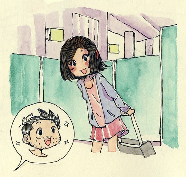 3. И наконец она приехала!