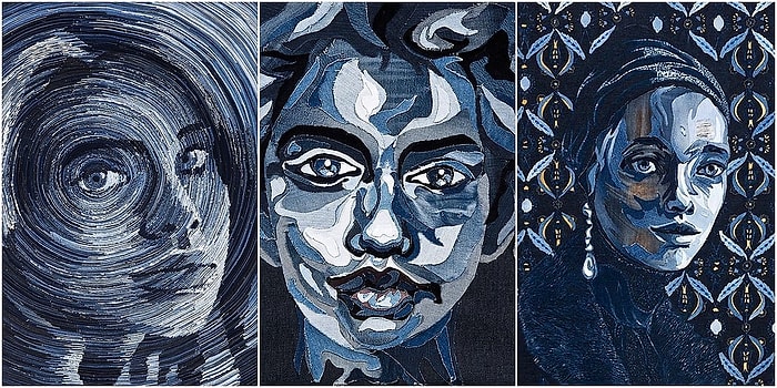 Турчанка создает портреты из джинсовой ткани: если вы думаете, что это легко, попробуйте сделать сами!