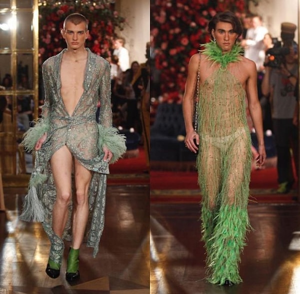 3. Одолжили платья у своих девушек?