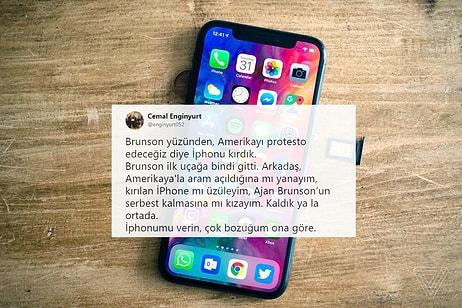 Papaz Brunson'nun Serbest Bırakılmasına MHP'li Enginyurt'un Tepkisi: 'iPhone'umu Verin'