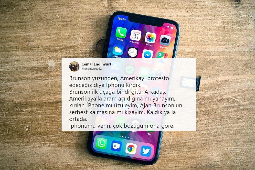 Papaz Brunson'nun Serbest Bırakılmasına MHP'li Enginyurt'un Tepkisi: 'iPhone'umu Verin'