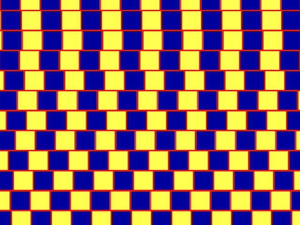 9. Горизонтальные красные линии параллельны?