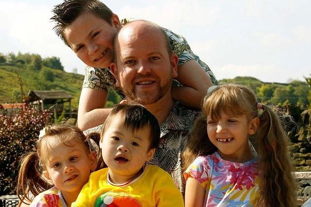 The 34-year-old from West Yorkshire is a happy, supportive and loving dad to Jack, Ruby, Lily, Joseph and little Noah.