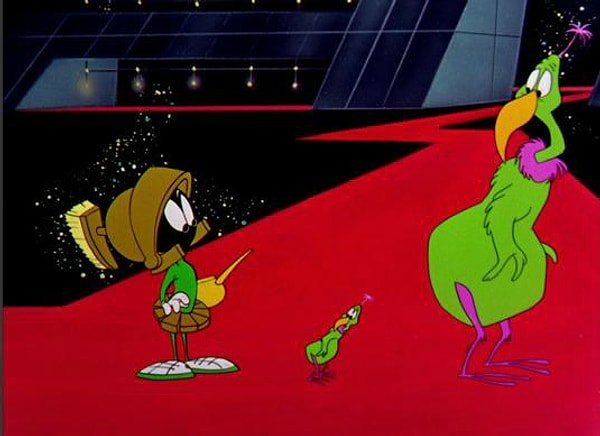 1. Итак, начнем! Как зовут этого персонажа в шлеме из "Луни Тюнз"?