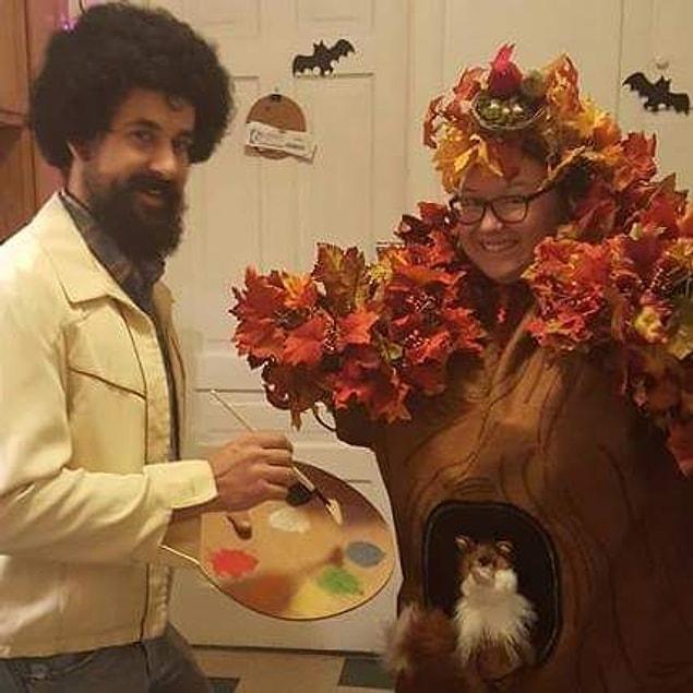 11. Bob Ross and a Happy Little Tree