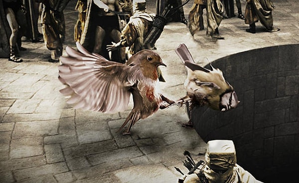 ...в культовых персонажей фильма "300 спартанцев"