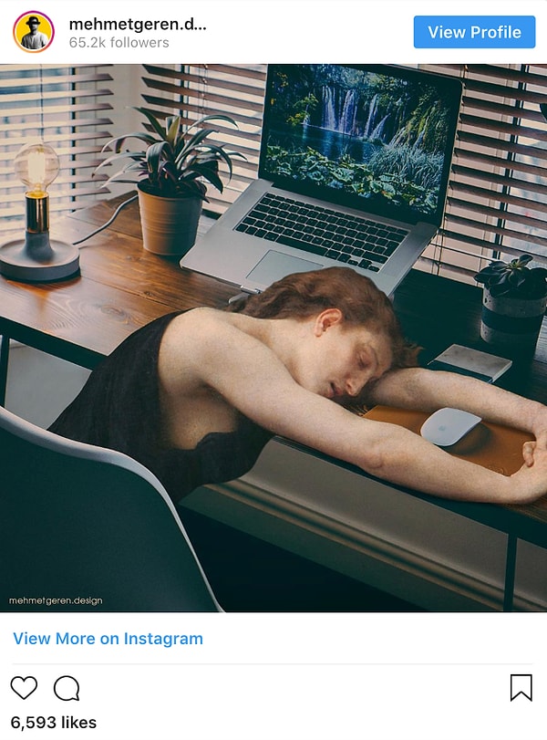 1. Мехмет Герен - графический дизайнер из Анкары, который прославился в кругах Инстаграма благодаря своему увлечению.