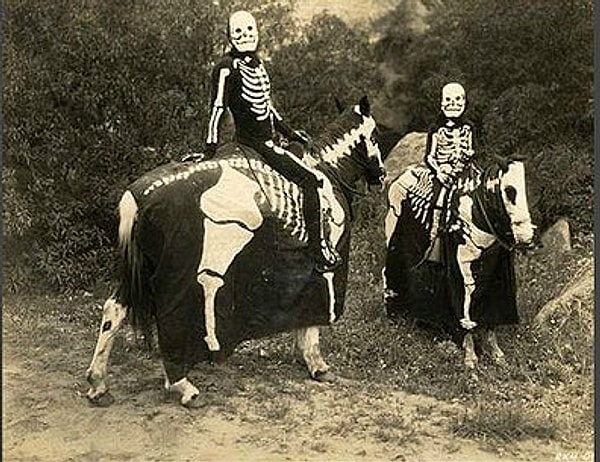 14. Скелеты и их лошади