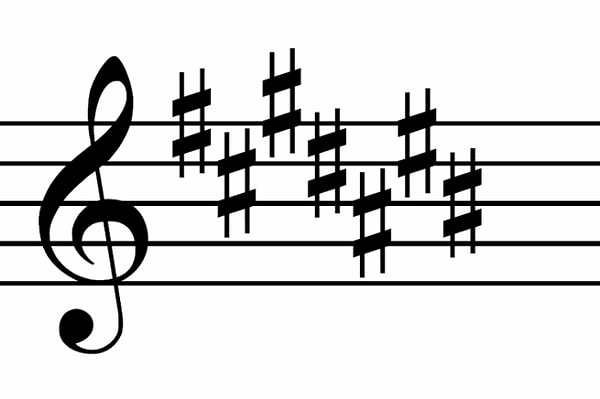 1. Какой тональности энгармонически равна эта?