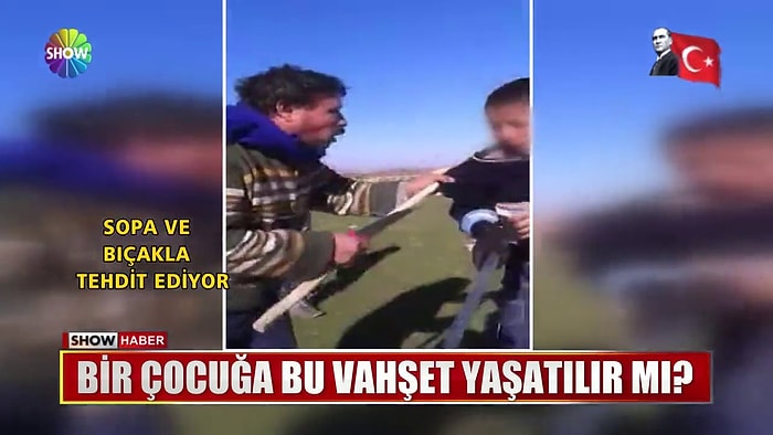 Top Oynarken Cam Kırdığı İçin Bir Çocuğun Üzerine Bıçakla Yürüyen Vicdansız!