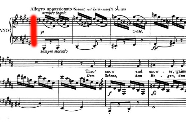 14. Назовите верный размер этого отрывка.