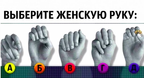 Тест: Найдите на картинке женскую руку, а мы расскажем три ключевые особенности вашей личности