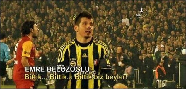 Emre Belözoğlu: "Bittik biz, bittik beyler!"