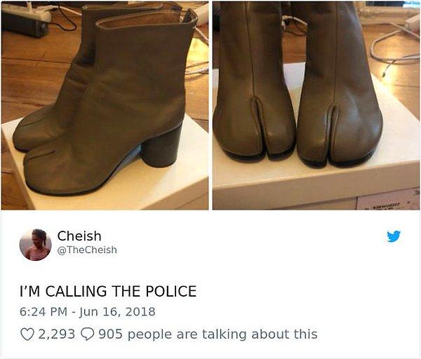 6. Bu ayakkabılar polise ihbar edilmeli.