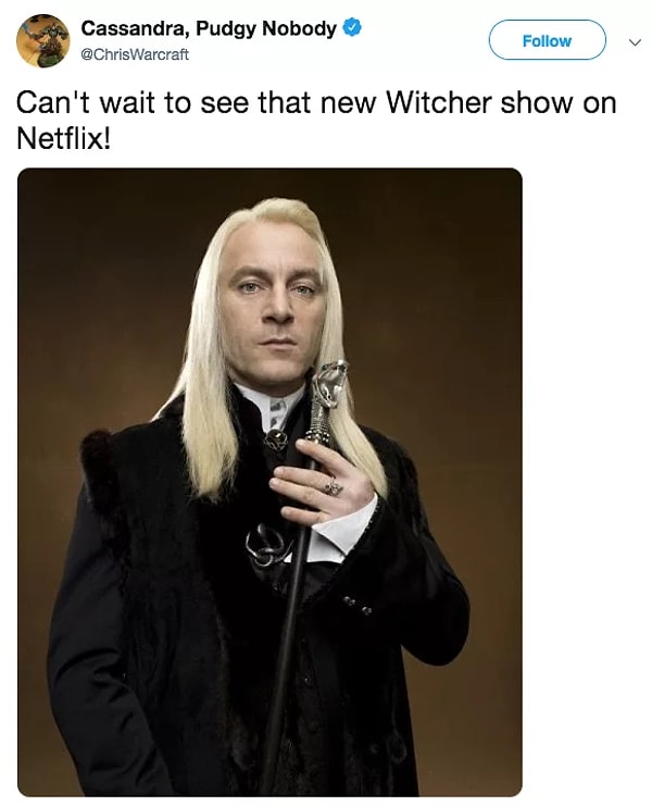 А также с Люциусом Малфоем, отцом Драко.