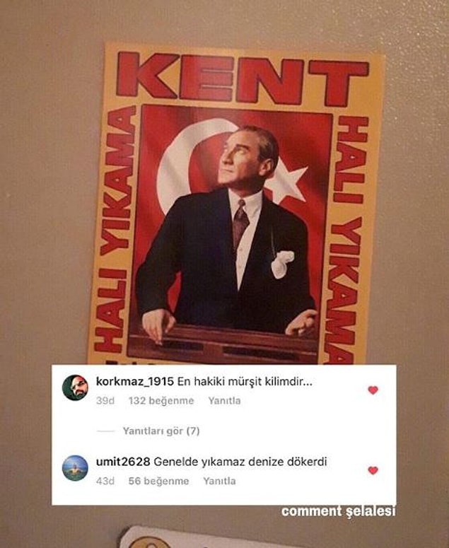 14. Halı yıkamacı abi, ne yapıyorsunuz?