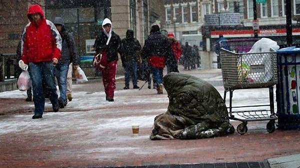 10. Бездомная женщина из Калгари