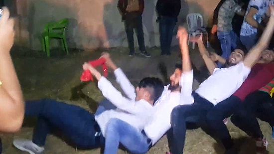 Düğünlerin Vazgeçilmezi Halayı Bambaşka Boyuta Taşıyan Gençler