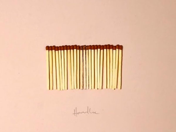 8. Какая спичка нарисована?