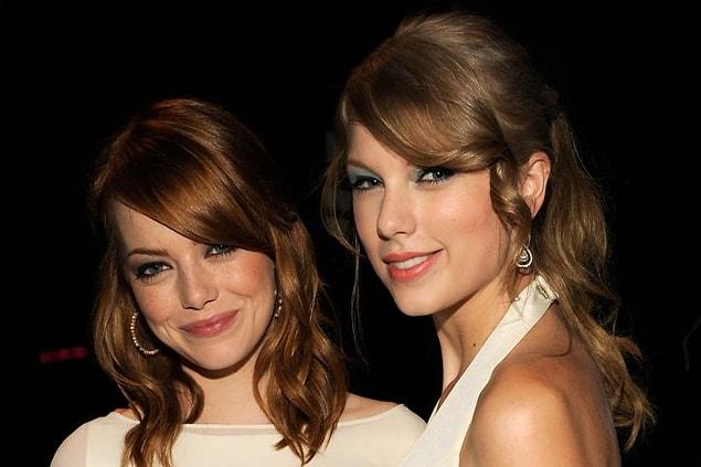 2. When she fan-girled over her friend Taylor Swift (they knew each other for 10 years) with Gigi Hadid on a concert