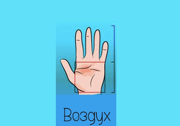 4. Тип руки - "воздух"