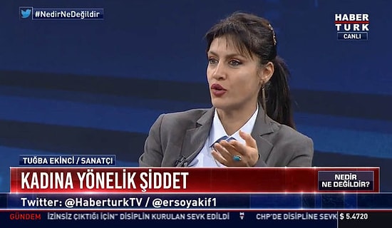 Tuğba Ekinci 'Kadına Şiddet' Konulu Programda Konuştu: 'Erkeğin Üstüne Çok Gitmemek Lazım Bir Bayansak'