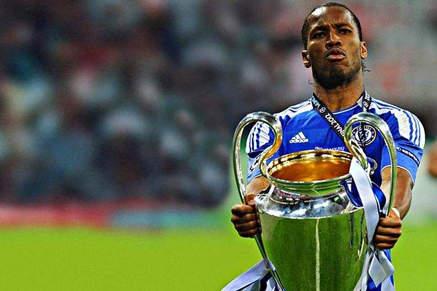 Drogba, Chelsea formasıyla 4 Premier Lig şampiyonluğu, 1 Şampiyonlar Ligi, 4 Lig Kupası ve 4 FA Cup kazandı.