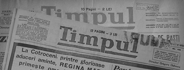 32. Romanya basınından "Timpul"