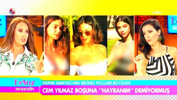 13. Defne Samyeli ve kızlarının Beyaz TV'de sansürlenmesi.