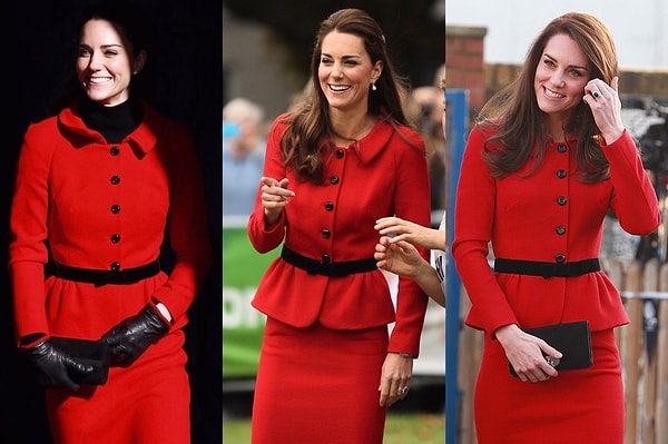 Но несмотря на то, что она находится постоянно под прицелами камер, герцогиню не смущает тот факт, что на ней наряд, в котором она уже появлялась на мероприятии