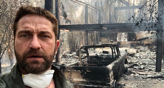 Пожары в Калифорнии: Леди Гага и Ким Кардашьян были вынуждены покинуть свои дома, а Джерард Батлер остался без крыши над головой