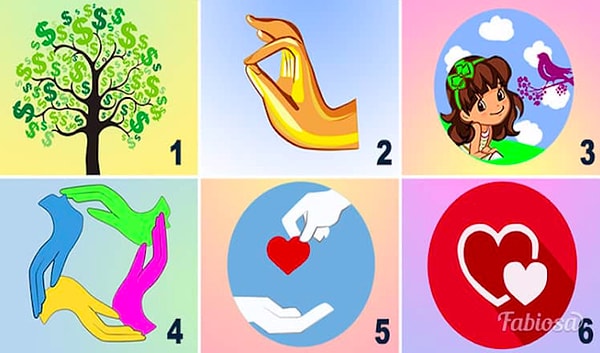 1. Выберите одну из шести картинок: