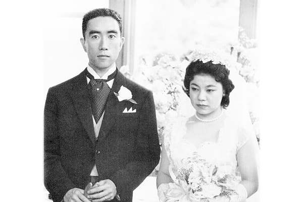 3. Юкио Мисима (выдающийся японский писатель) и его жена Ёко Хираока