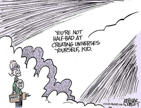 2. " Отличная работа в выдумывании своей собственной Вселенной"