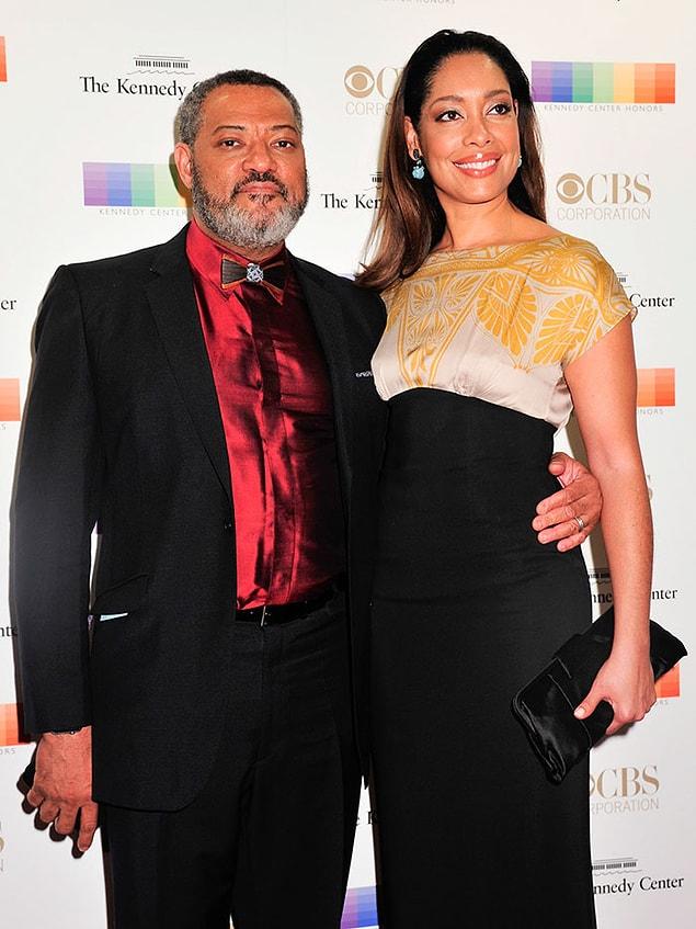 16. Laurence Fishburne and Gina Torres