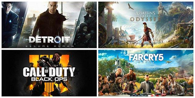 Detroit Became Human, Assasin's Creed Odyssey, Far Cry 5 ve Black Ops 4 indirimdeki trend oyunlardan bazıları.
