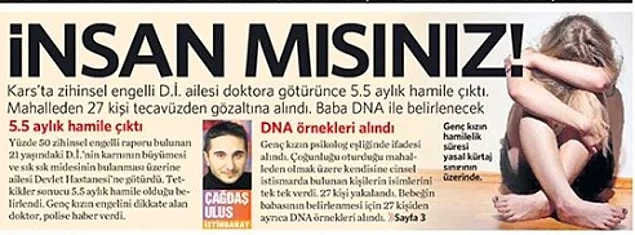 23. Yeter! - 5,5 aylık hamile olduğu ortaya çıkan zihinsel engelli genç kadın