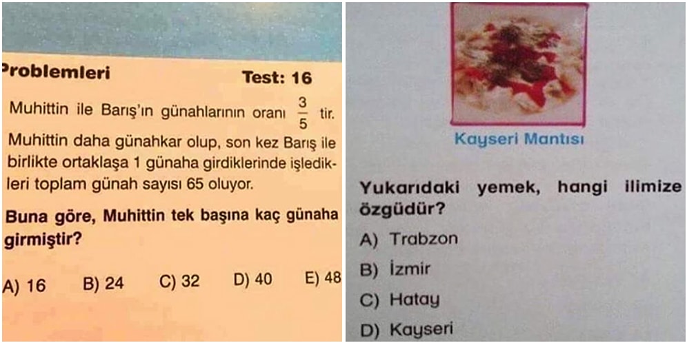 Hangi Kafayla Hazırlandığı ve Cevaplandırıldığı Anlaşılamayacak Birbirinden Absürt 15 Soru ve Cevap