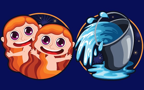 Близнецы или Водолей