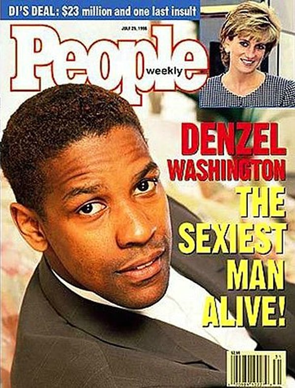 1996 год:  Дензел Вашингтон стал первым темнокожим «самым сексуальным мужчиной»