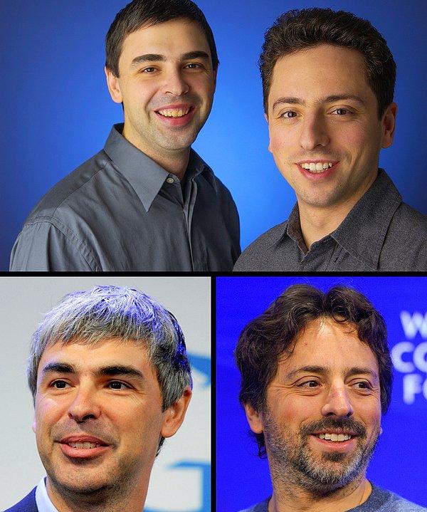 #4 ve #5 Larry Page ve Sergey Brin