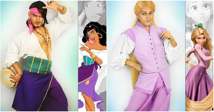 Новые образы от косплеера: как выглядели бы известные мультипликационные героини, будь они мужчинами