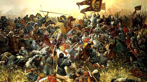 3. Кто командовал войском Золотой Орды, когда оно встретилось с воинами Дмитрия Донского во время Куликовской битвы?