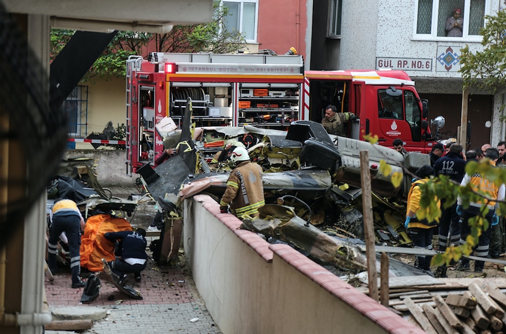 İstanbul Sancaktepe'de Askeri Helikopter Düştü: 4 Asker Şehit