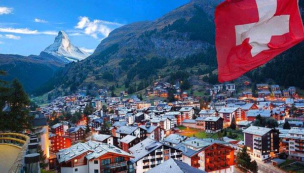 İsviçre listenin zirvesinde